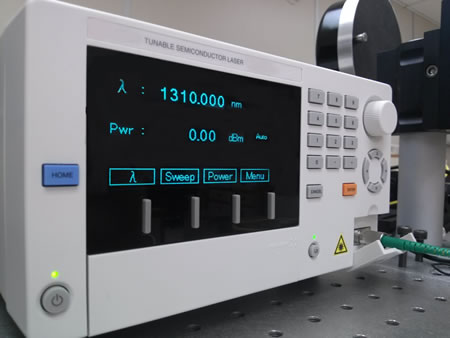 Calibration of Fibre Optic Source