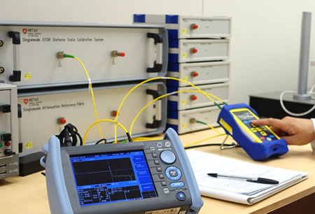 Calibration of Optical Time Domain Reflectometer (OTDR)